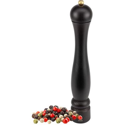 (3 stuks) PEUGEOT CLERMONT - Pepermolen - Hout - Chocolade - Hoogte: 400mm (3 stuks) PEUGEOT CLERMONT - Pepermolen - Hout - Chocolade - Hoogte: 400mm