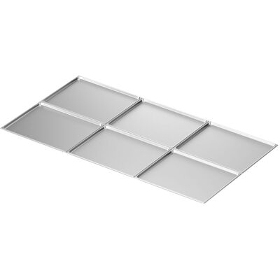 GGM Gastro (6 stuks) RVS GN-bak GN 2/1 - Diepte: 20mm zilver GGM Gastro (6 stuks) RVS GN-bak GN 2/1 - Diepte: 20mm zilver
