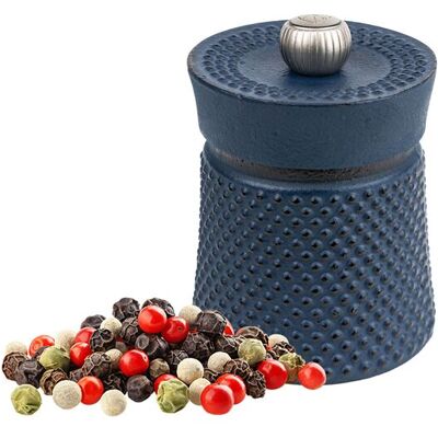 (6 stuks) PEUGEOT BALI FONTE - Pepermolen - Gietijzer - Blauw - Hoogte: 80mm blauw (6 stuks) PEUGEOT BALI FONTE - Pepermolen - Gietijzer - Blauw - Hoogte: 80mm blauw