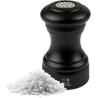 (6 stuks) PEUGEOT BISTRO - Zoutvaatje - Hout - Zwart mat - Hoogte: 90mm (6 stuks) PEUGEOT BISTRO - Zoutvaatje - Hout - Zwart mat - Hoogte: 90mm