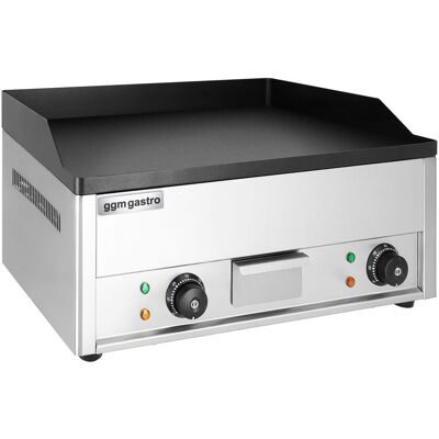 GGM Gastro Elektrische bakplaat - 4,4kW - Glad - Bakoppervlak: 600x335mm zilver GGM Gastro Elektrische bakplaat - 4,4kW - Glad - Bakoppervlak: 600x335mm zilver