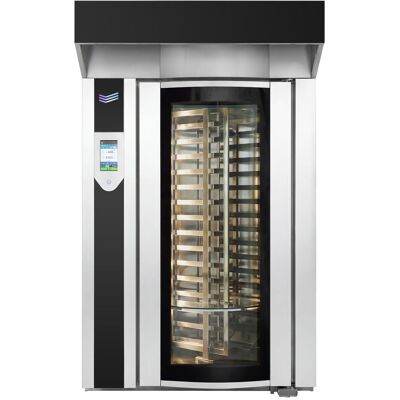 GGM Gastro Rotierender Elektro Bäckerei-Heißluftofen mit Dampffunktion - Touch - 12-15x EN 600x400 - inkl. Waschsystem GGM Gastro Rotierender Elektro Bäckerei-Heißluftofen mit Dampffunktion - Touch - 12-15x EN 600x400 - inkl. Waschsystem