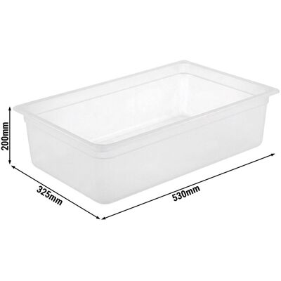 GGM Gastro (6 Stück) Polycarbonat-Behälter GN 1/1 - Transparent - Höhe: 200mm Transparant GGM Gastro (6 Stück) Polycarbonat-Behälter GN 1/1 - Transparent - Höhe: 200mm Transparant