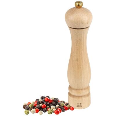 (6 stuks) PEUGEOT CLERMONT - Pepermolen - Natuurlijk hout - Hoogte: 240mm (6 stuks) PEUGEOT CLERMONT - Pepermolen - Natuurlijk hout - Hoogte: 240mm