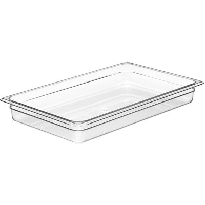 (6 stuks) CAMBRO Camview® - Copolymeer Gastronormbak 1/1 - Helder - Hoogte: 65mm - BPA-Vrij (6 stuks) CAMBRO Camview® - Copolymeer Gastronormbak 1/1 - Helder - Hoogte: 65mm - BPA-Vrij