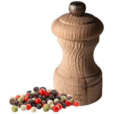 (6 stuks) PEUGEOT BISTRO - Pepermolen - Hout - Natuurlijk - Hoogte: 100mm (6 stuks) PEUGEOT BISTRO - Pepermolen - Hout - Natuurlijk - Hoogte: 100mm