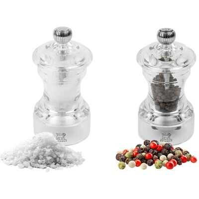 (12 stuks) PEUGEOT BISTRO HORECA Chef - Zout- & pepermolens - RVS - Hoogte: 100mm (12 stuks) PEUGEOT BISTRO HORECA Chef - Zout- & pepermolens - RVS - Hoogte: 100mm