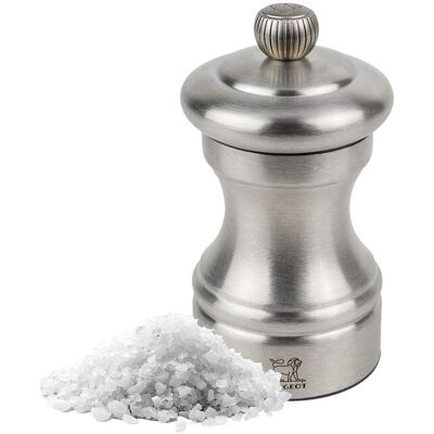 (6 stuks) PEUGEOT BISTRO CHEF - Zoutmolen - Roestvrij staal - Hoogte: 100mm (6 stuks) PEUGEOT BISTRO CHEF - Zoutmolen - Roestvrij staal - Hoogte: 100mm