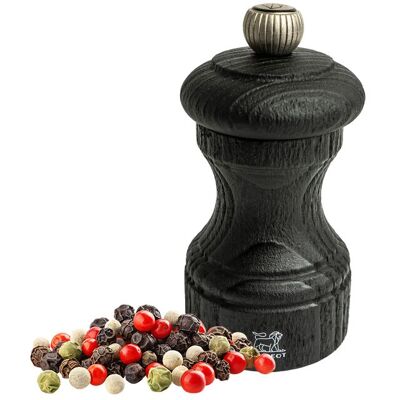(6 stuks) PEUGEOT BISTRO - Pepermolen - Hout - Zwart - Hoogte: 100mm (6 stuks) PEUGEOT BISTRO - Pepermolen - Hout - Zwart - Hoogte: 100mm