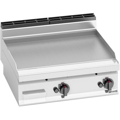 GGM Gastro Gas Bratplatte - 13,8 kW - Glatt Zilver GGM Gastro Gas Bratplatte - 13,8 kW - Glatt Zilver