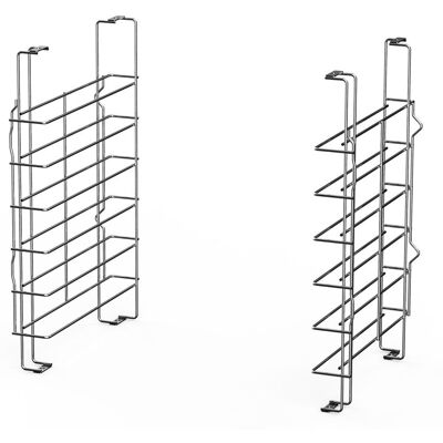GGM Gastro Halterung für 6x EN 600x400 Zilver GGM Gastro Halterung für 6x EN 600x400 Zilver