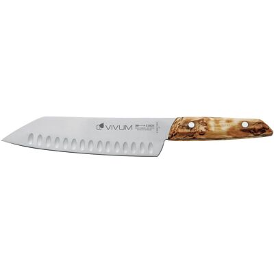 GGM Gastro F. DICK VIVUM - Santoku mes - met geschulpte GGM Gastro F. DICK VIVUM - Santoku mes - met geschulpte