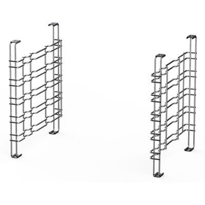GGM Gastro Halterung für 5x GN 1/1 Zilver GGM Gastro Halterung für 5x GN 1/1 Zilver