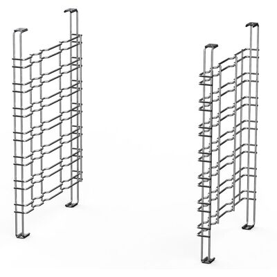 GGM Gastro Halterung für 7x GN 1/1 Zilver GGM Gastro Halterung für 7x GN 1/1 Zilver