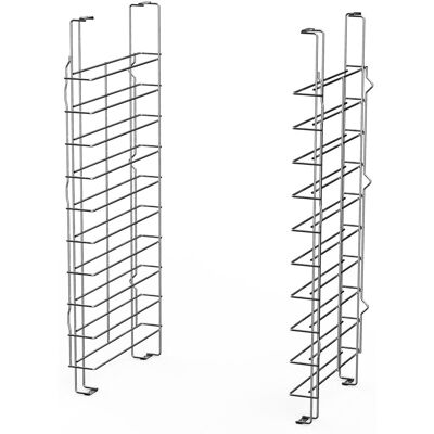 GGM Gastro Halterung für 10x EN 600x400 Zilver GGM Gastro Halterung für 10x EN 600x400 Zilver
