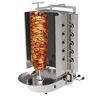 GGM Gastro Gyros- / Kebab grill - met ROBAX® Glas - 10 Zilver