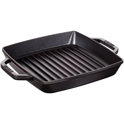 STAUB GRILL PANS - Grillpan - 230x230mm - Gietijzer - Zwart STAUB GRILL PANS - Grillpan - 230x230mm - Gietijzer - Zwart