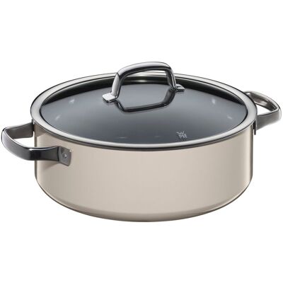 WMF Fusiontec Mineral - Braadpan - Ø 280mm - inclusief glazen deksel - Macadamia WMF Fusiontec Mineral - Braadpan - Ø 280mm - inclusief glazen deksel - Macadamia