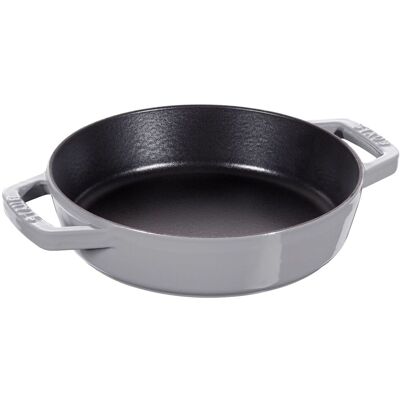 STAUB PANS - Koekenpan met 2 handgrepen - Ø 200mm - Gietijzer - Grafietgrijs STAUB PANS - Koekenpan met 2 handgrepen - Ø 200mm - Gietijzer - Grafietgrijs