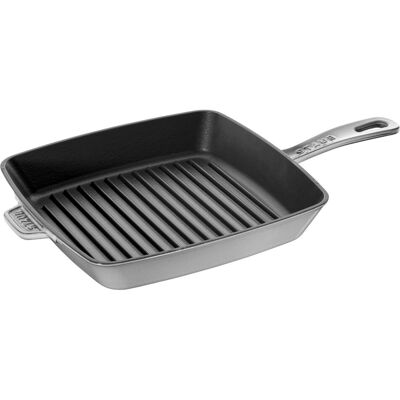 STAUB GRILL PANS - American Grill - 260x260mm - Gietijzer - Grafietgrijs STAUB GRILL PANS - American Grill - 260x260mm - Gietijzer - Grafietgrijs