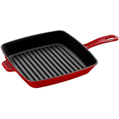 STAUB GRILL PANS - American Grill - 260x260mm - Gietijzer - Kersenrood STAUB GRILL PANS - American Grill - 260x260mm - Gietijzer - Kersenrood