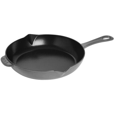 STAUB PANS - Koekenpan met schenktuit - Ø 260mm - Gietijzer - Grafietgrijs STAUB PANS - Koekenpan met schenktuit - Ø 260mm - Gietijzer - Grafietgrijs