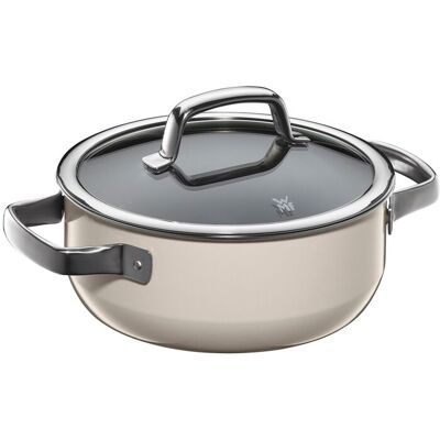 WMF Fusiontec Mineral - Braadpan - Ø 200mm - 2,4 liter - inclusief glazen deksel - Macadamia WMF Fusiontec Mineral - Braadpan - Ø 200mm - 2,4 liter - inclusief glazen deksel - Macadamia