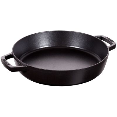 STAUB PANS - Koekenpan - Ø 260mm - Gietijzer - Zwart STAUB PANS - Koekenpan - Ø 260mm - Gietijzer - Zwart