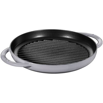 STAUB GRILL PANS - Grillpan - Ø 260mm - Gietijzer - Grafietgrijs STAUB GRILL PANS - Grillpan - Ø 260mm - Gietijzer - Grafietgrijs