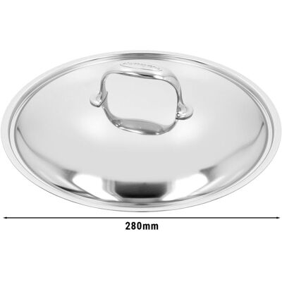DEMEYERE ATLANTIS 7 - Deksel - Ø 280mm - RVS DEMEYERE ATLANTIS 7 - Deksel - Ø 280mm - RVS
