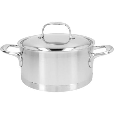 DEMEYERE ATLANTIS 7 - Kookpan met deksel - Ø 200mm - RVS DEMEYERE ATLANTIS 7 - Kookpan met deksel - Ø 200mm - RVS