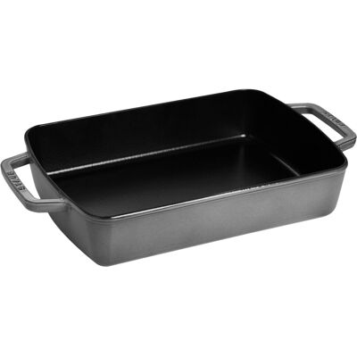 STAUB SPECIALITIES - Bakvorm - 300x200mm - Gietijzer - Grafietgrijs STAUB SPECIALITIES - Bakvorm - 300x200mm - Gietijzer - Grafietgrijs