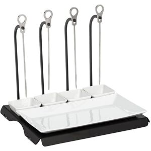 GGM Gastro Spießaufhänger - Schwarz - inkl. 4 Spießen Zwart / Wit GGM Gastro Spießaufhänger - Schwarz - inkl. 4 Spießen Zwart / Wit
