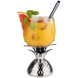 GGM Gastro (6 Stück) Becher - PINEAPPLE - 350ml - Glas - mit Edelstahldeckel GGM Gastro (6 Stück) Becher - PINEAPPLE - 350ml - Glas - mit Edelstahldeckel