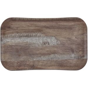 (12 stuks) CAMBRO CENTURY™ - Glasvezel dienblad - GN 1/1 - Donker eiken houteffect - Glad (12 stuks) CAMBRO CENTURY™ - Glasvezel dienblad - GN 1/1 - Donker eiken houteffect - Glad