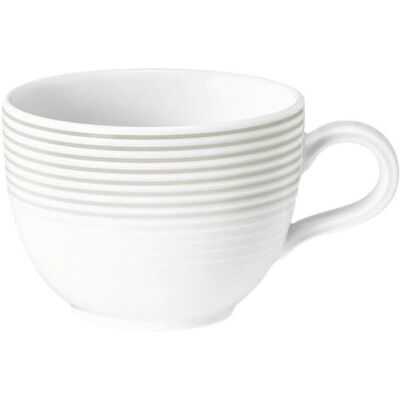 (6 stuks) SELTMANN WEIDEN Cafetaria koffiekopje Tulp - 0,22 liter - Parelgrijs Wit / Grijs (6 stuks) SELTMANN WEIDEN Cafetaria koffiekopje Tulp - 0,22 liter - Parelgrijs Wit / Grijs