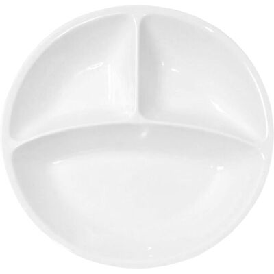 (12 stuks) THERMO FUTURE BOX Porseleinen bord - Rond - 3-delig - Wit (12 stuks) THERMO FUTURE BOX Porseleinen bord - Rond - 3-delig - Wit