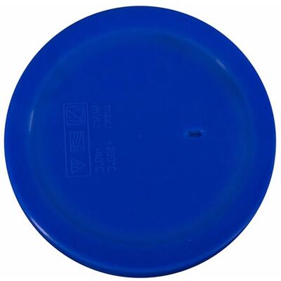 (100 stuks) THERMO FUTURE BOX Siliconen deksel voor bijgerechtbakje - 500ml - Rond - Blauw (100 stuks) THERMO FUTURE BOX Siliconen deksel voor bijgerechtbakje - 500ml - Rond - Blauw