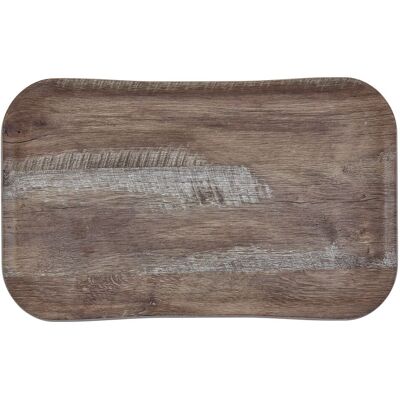 (12 stuks) CAMBRO CENTURY™ - Glasvezel dienblad - GN 1/1 - Donker eiken houteffect - Glad (12 stuks) CAMBRO CENTURY™ - Glasvezel dienblad - GN 1/1 - Donker eiken houteffect - Glad
