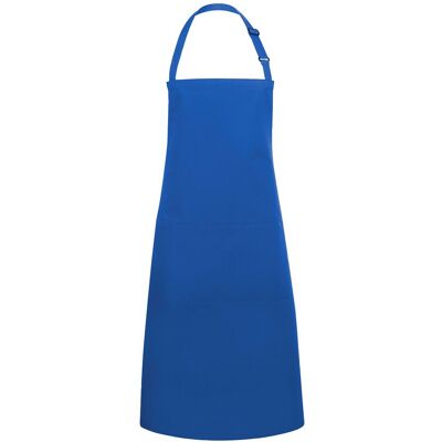 (6 stuks) KARLOWSKY Schort met zak Basic - Blauw (6 stuks) KARLOWSKY Schort met zak Basic - Blauw