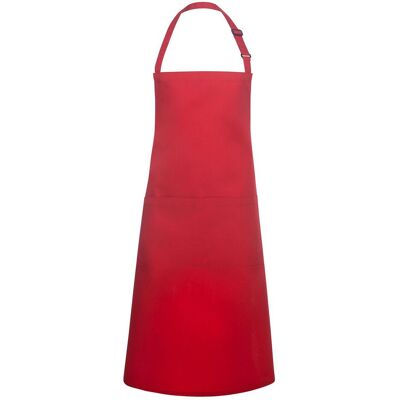 (6 stuks) KARLOWSKY Schort met zak Basic - Rood (6 stuks) KARLOWSKY Schort met zak Basic - Rood