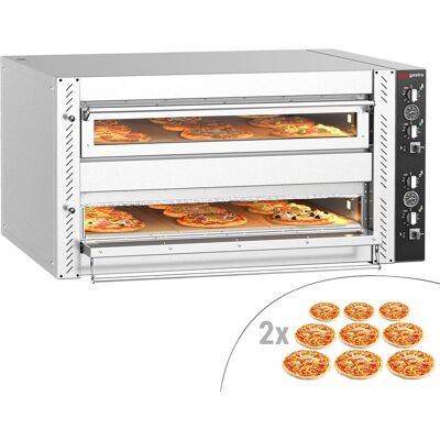 GGM Gastro Elektro Pizzaofen - 9+9x 30cm - Manuell GGM Gastro Elektro Pizzaofen - 9+9x 30cm - Manuell