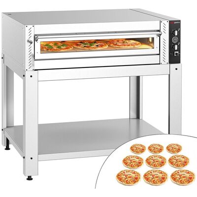GGM Gastro Elektro Pizzaofen - 9x 30cm - Manuell - inkl. Untergestell GGM Gastro Elektro Pizzaofen - 9x 30cm - Manuell - inkl. Untergestell
