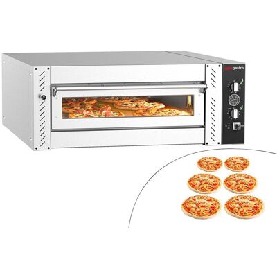 GGM Gastro Elektro Pizzaofen - 6x 30cm (Tief) - Manuell GGM Gastro Elektro Pizzaofen - 6x 30cm (Tief) - Manuell