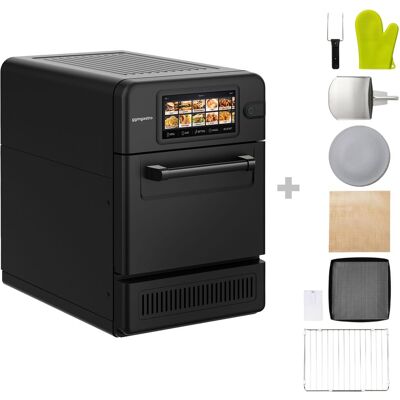 GGM Gastro Speedofen - 3 kW - Schwarz - mit Grill & Mikrowellenfunktion GGM Gastro Speedofen - 3 kW - Schwarz - mit Grill & Mikrowellenfunktion