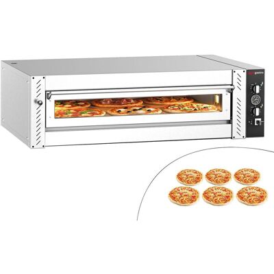 GGM Gastro Elektro Pizzaofen - 6x 30cm (Breit) - Manuell GGM Gastro Elektro Pizzaofen - 6x 30cm (Breit) - Manuell