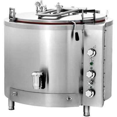 GGM Gastro Gas Kochkessel - 300 Liter - 40 kW - Indirekte Beheizung - mit Wasserzulauf & Ablasshahn Zilver GGM Gastro Gas Kochkessel - 300 Liter - 40 kW - Indirekte Beheizung - mit Wasserzulauf & Ablasshahn Zilver