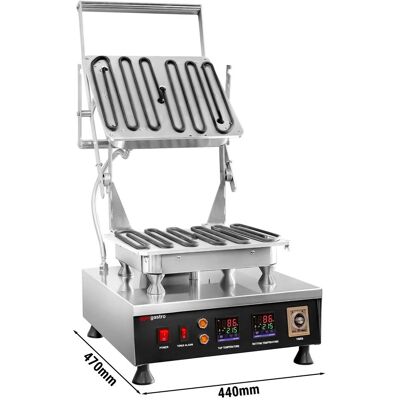 GGM Gastro Professionele tartelette machine - 3,2kW - zonder bakplaten zilver GGM Gastro Professionele tartelette machine - 3,2kW - zonder bakplaten zilver