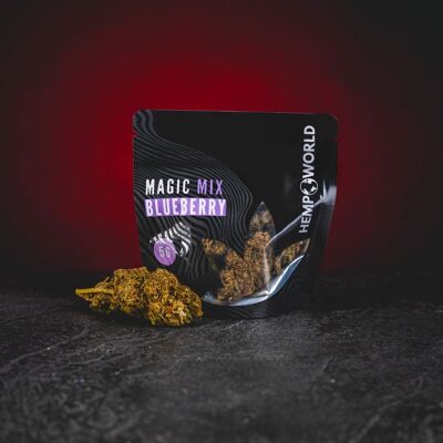 World Magic Mix Blueberry Bloemen 2g World Magic Mix Blueberry Bloemen 2g