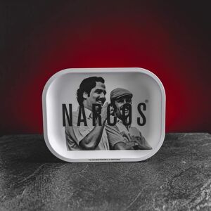 World Metalen Dienblad Narcos Wit Small World Metalen Dienblad Narcos Wit Small